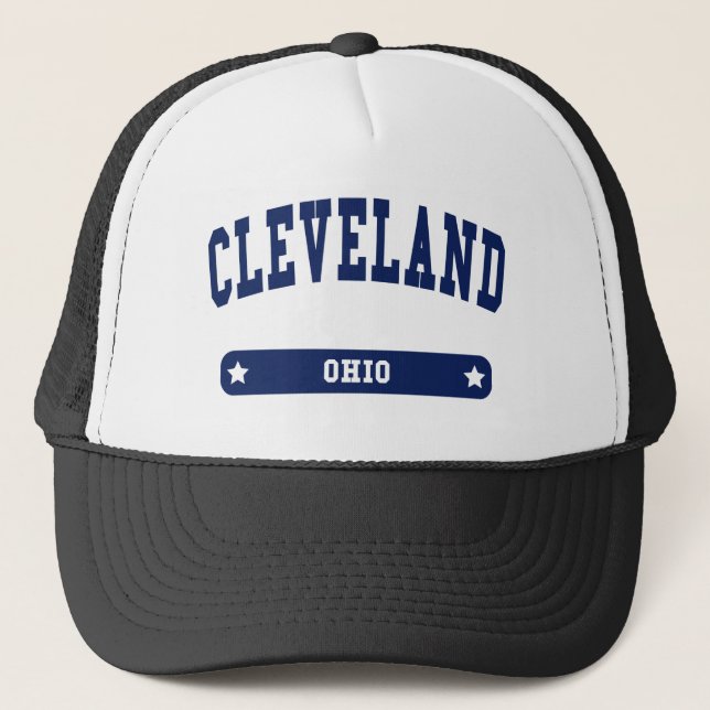 Cleveland Tennessee College Style tee shirts Trucker Hat (Front)