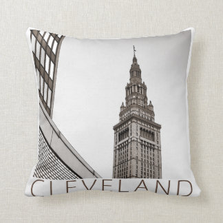 Cleveland - Terminal Tower Throw Pillow