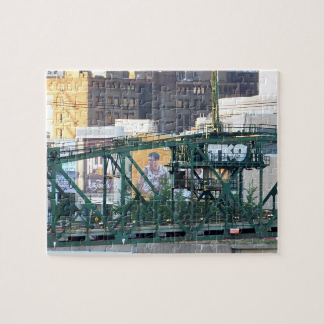 Cleveland TKO Skyline Jigsaw Puzzle (Horizontal)