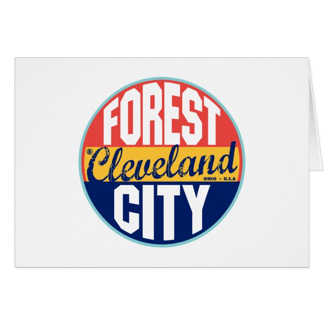 Cleveland Vintage Label (Front Horizontal)