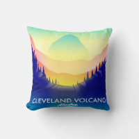 Cleveland Volcano Alaska travel poster