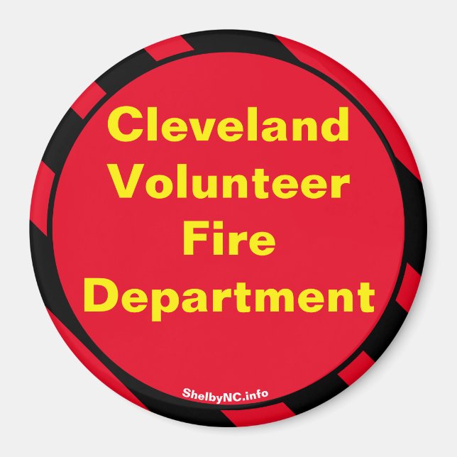 Cleveland Volunteer Fire Department Magnet (Front)