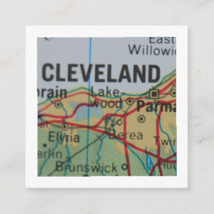 Cleveland We've Moved New Address Card