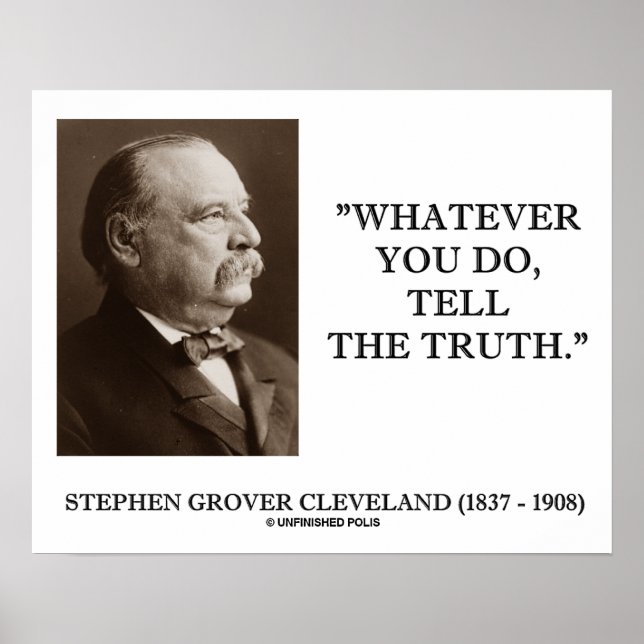 Cleveland Whatever You Do, Tell The Truth Poster (Front)