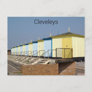 Cleveleys Beach Huts 2005 Postcard