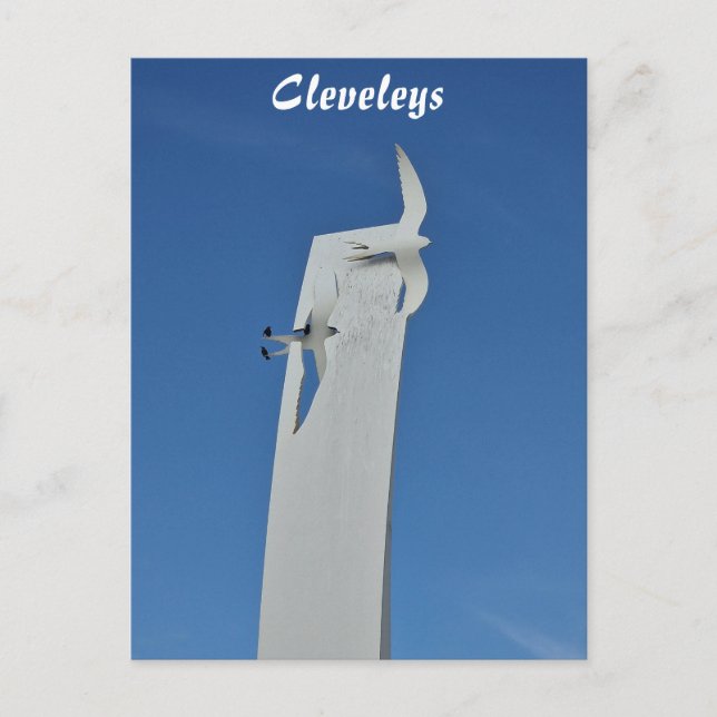 Cleveleys Postcard (Front)