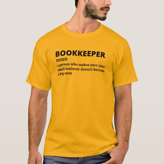 Clever Bookkeeping Pro Definition Tee (Front)