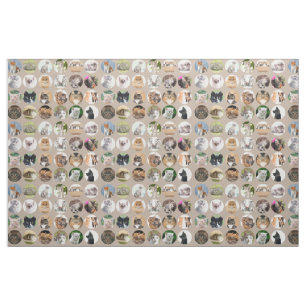 Clever Cats Fabric