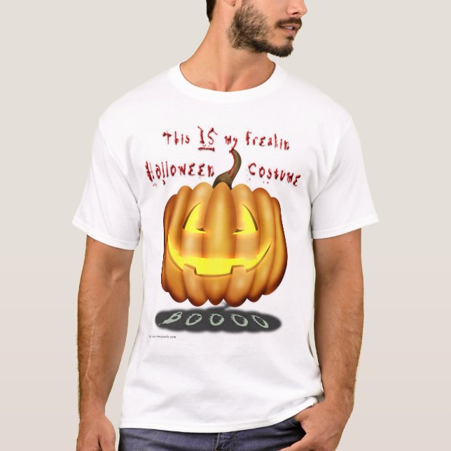 Clever,cheap,fast Halloween costume T-Shirt (Front)