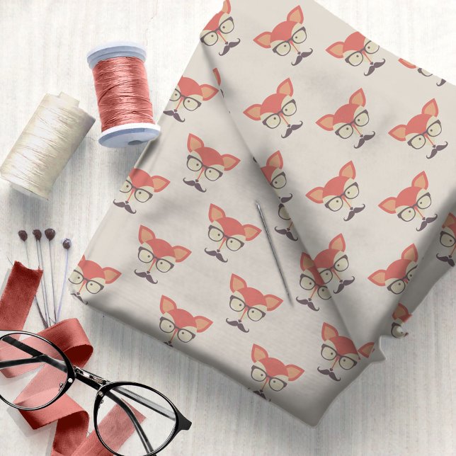 Clever Dapper Fox Spectacles ID1073 Fabric (Creator Uploaded)