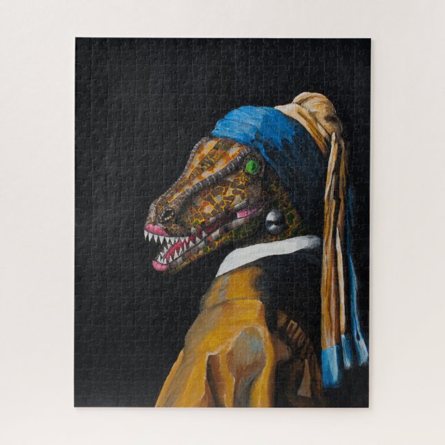 Clever Girl With a Pearl Earring Jigsaw Puzzle (Vertical)