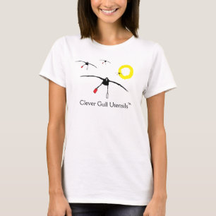 Clever Gull Utensils Tee
