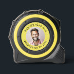 Clever loving quote with handyman photo 1<br><div class="desc">Make it personal and affectionate with this thoughtful design feature a picture of dad, mom, spouse, grandpa, grandma, brother, sister, uncle, aunt or anyone! Text encircling the photo says "Nobody else can measure up to you." in black text over a yellow background This thoughtful item makes a wonderful stocking stuffer,...</div>
