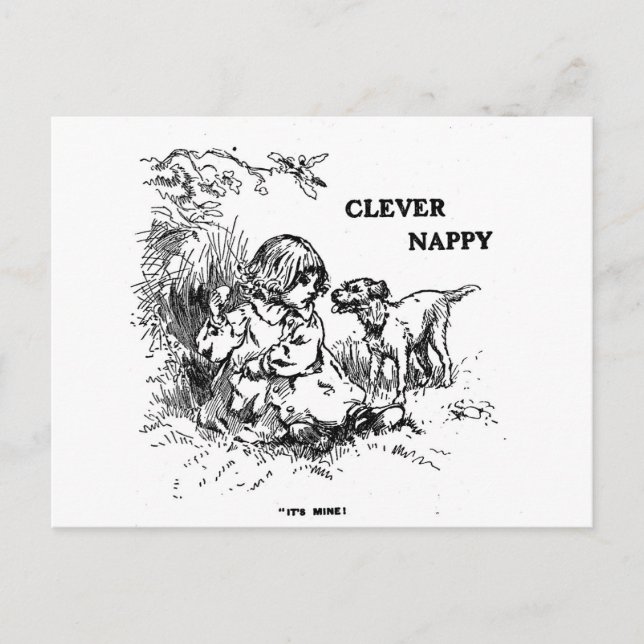 Clever Nappy Postcard (Front)