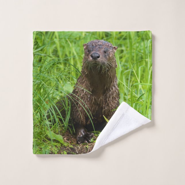 Clever River Otter Wash Cloth (Wash Cloth)