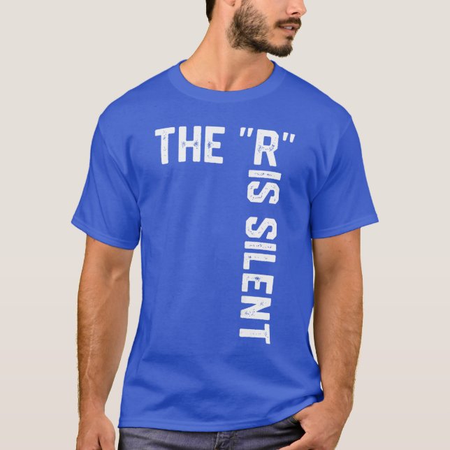 Clever Sarcastic Grammar Humour Sayinghe R is Sile T-Shirt (Front)