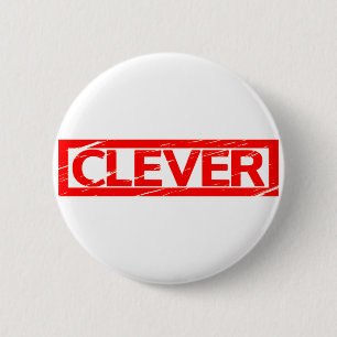 Clever Stamp 2 Inch Round Button