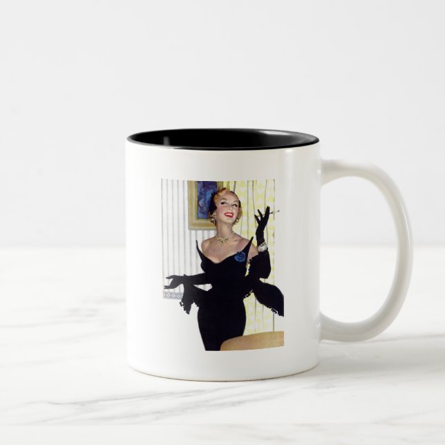 Clever Women Are Dangerous Too 2 Two-Tone Coffee Mug (Right)