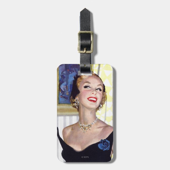 Clever Women Are Dangerous Too Luggage Tag (Front Vertical)