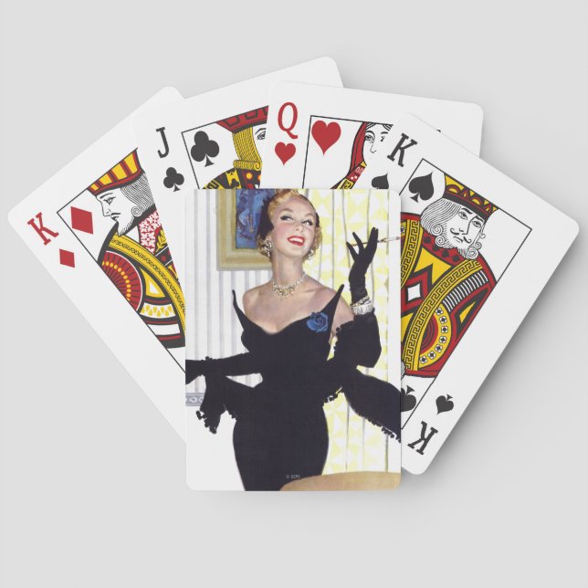 Clever Women Are Dangerous Too Playing Cards (Back)