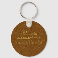 Cleverly Disguised key chain - choose style
