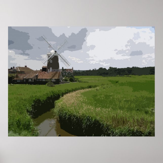 CLEY WINDMILL-NORFOLK POSTER (Front)