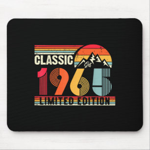Clic 1965 Limited Edition 60 Year Old 60th Birthda Mouse Pad