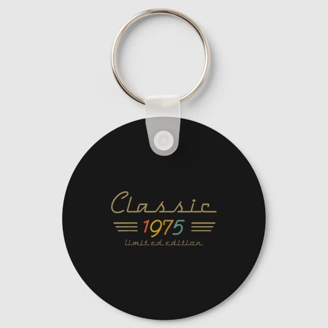 Clic 1975 Limited Edition 50 Year Old 50th Birthda Keychain (Front)