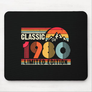 Clic 1980 Limited Edition 45 Year Old 45th Birthda Mouse Pad
