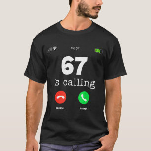 Clic 67 appelle T-shirt drôle Six Sept Meme
