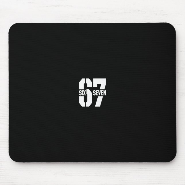 Clic 67 Meme - I Love Six Seven 1  Mouse Pad (Front)