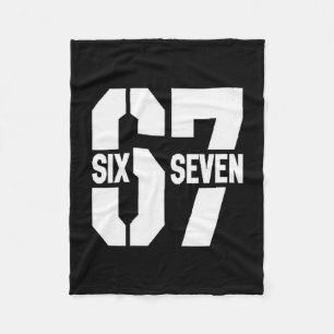 Clic 67 Meme - I Love Six Seven Fleece Blanket