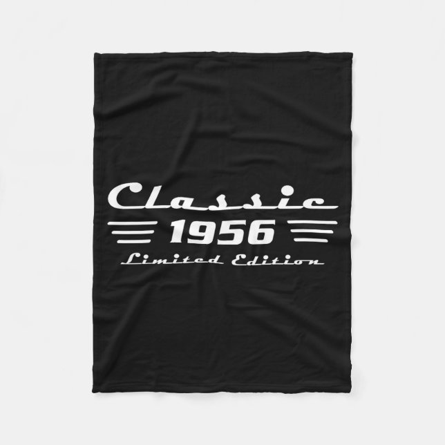 Clic 70 Birthday Decorations Men 70yr 1956 70th Bi Fleece Blanket (Front)