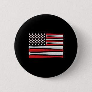 Clic American Sell Flag - Vintage Sell Flag 2 Inch Round Button