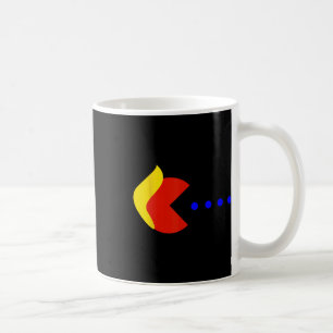 Clic Arcade Game Funny Trump Eats Blue Dots 2024 Coffee Mug