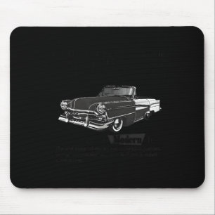 Clic Car Gifts Vintage Car American Clic Car Birth Mouse Pad