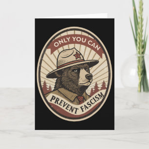 Clic - Defend Democracy - Only You Can Prevent Fac Card