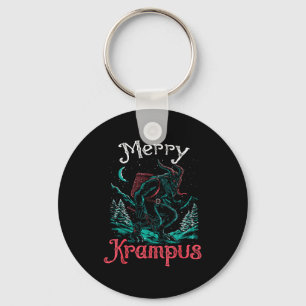 Clic Folklore Christmas Merry Krampus Festive Horr Keychain