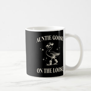 Clic Funny Auntie Goose On The Loose Silly Mothers Coffee Mug