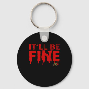 Clic Halloween Horror Movie Scary Tee Keychain