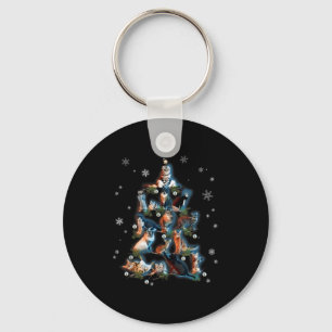 Clic Holiday Kitty Cat Christmas Tree Meowy Catmas Keychain