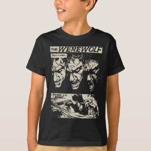 Clic Horror Movie Monster Horror Comic Werewolf Ma T-Shirt