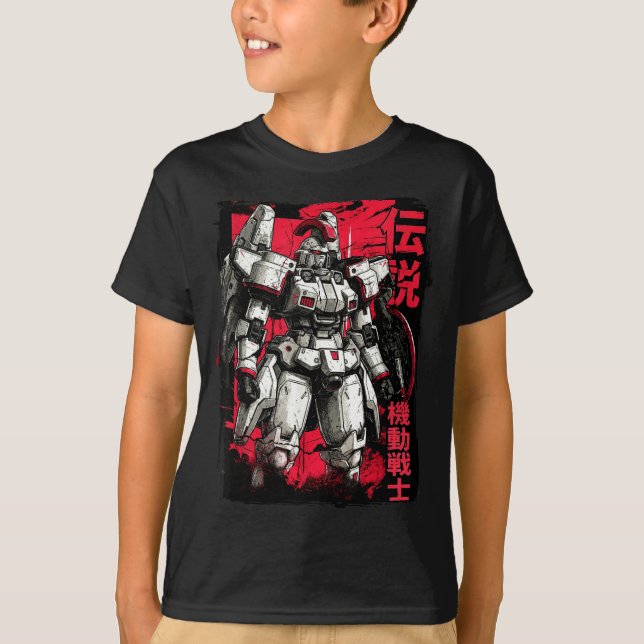 Clic Japanese Legendary Mecha Warrior Robot  T-Shirt (Front)