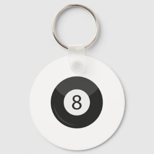 Clic Magic 8 Eight Ll Billiards Pool Player Adult Keychain