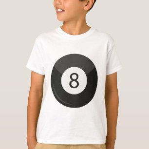 Clic Magic 8 Eight Ll Billiards Pool Player Adult  T-Shirt