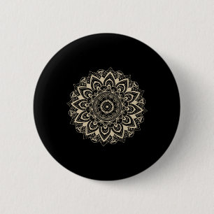 Clic Mandala Style 86 47 Subtle Anti Trump Resist  2 Inch Round Button