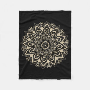 Clic Mandala Style 86 47 Subtle Anti Trump Resist Fleece Blanket