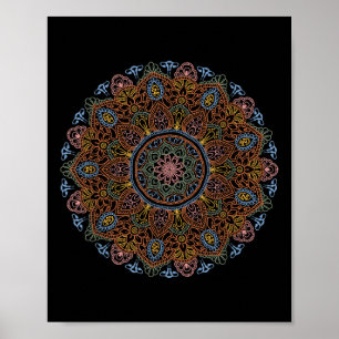 Clic Mandala Style 86 47 Subtle Anti Trump Resist  Poster