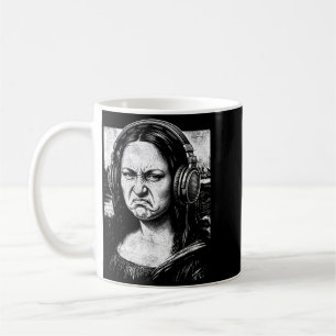 Clic Masterpiece B Face Funny Music Lovers Djs Coffee Mug