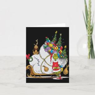 Clic Max With Sleigh T Shirt  Card